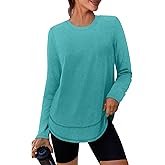 XIEERDUO Women's Workout Tops Long Sleeve Quick Dry UPF 50+ Sun Protection Shirts for Hiking Running S-3XL