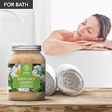 AROMATIKA Jasmine Bath Salts 1300g Natural Essential Oil for Sleep & Stress view 3