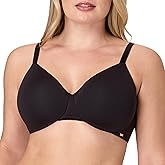 Bali Womens T-Shirt Bra, Cotton Collection Underwire Bra for Women, Full Coverage, Moisture-Wicking