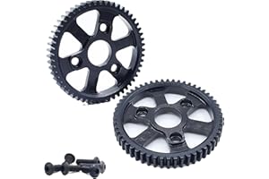 Raflot Hardened Steel 54T Spur Main Gear for 1/10 Traxxas Slash Traxxas Rustler Traxxas Stampede Platinum 4x4 VXL 2WD Jato Rally E-REVO Summit T-Maxx 3956(2PCS)