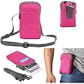 Universal Crossbody Cell Phone Purse Waist Pack Bag for Outdoor Sports Moblie Phone Carrying Cases Shoulder Belt Bag Pouch for iPhone 7 6/6S Plus Samsung Galaxy Phones Under 6.0'' from WaitingU