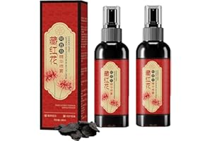 Saffron Hair Blackening Spray, Saffron Hair Spray, Herbal Black Hair 𝐒pray, Saffron And Polygonum Multiflorum Essence 𝐒pray