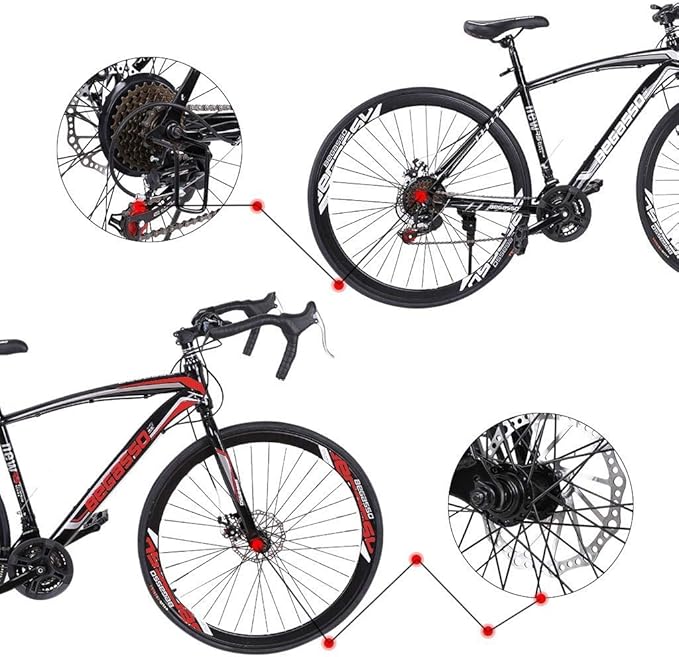 Road Bicycle 26 inch Bike Wheeled Road Bicycles Men Women Bikes Outdoor Sports