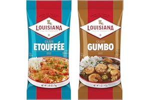 LOUISIANA FISH FRY PRODUCTS Louisiana Fish Fry Cajun Variety Bundle - Gumbo & Etouffee Bases (Pack of 1 Each) - Just Add Your Favorite Meat and or Seafood - Bring a Taste of Louisiana Home