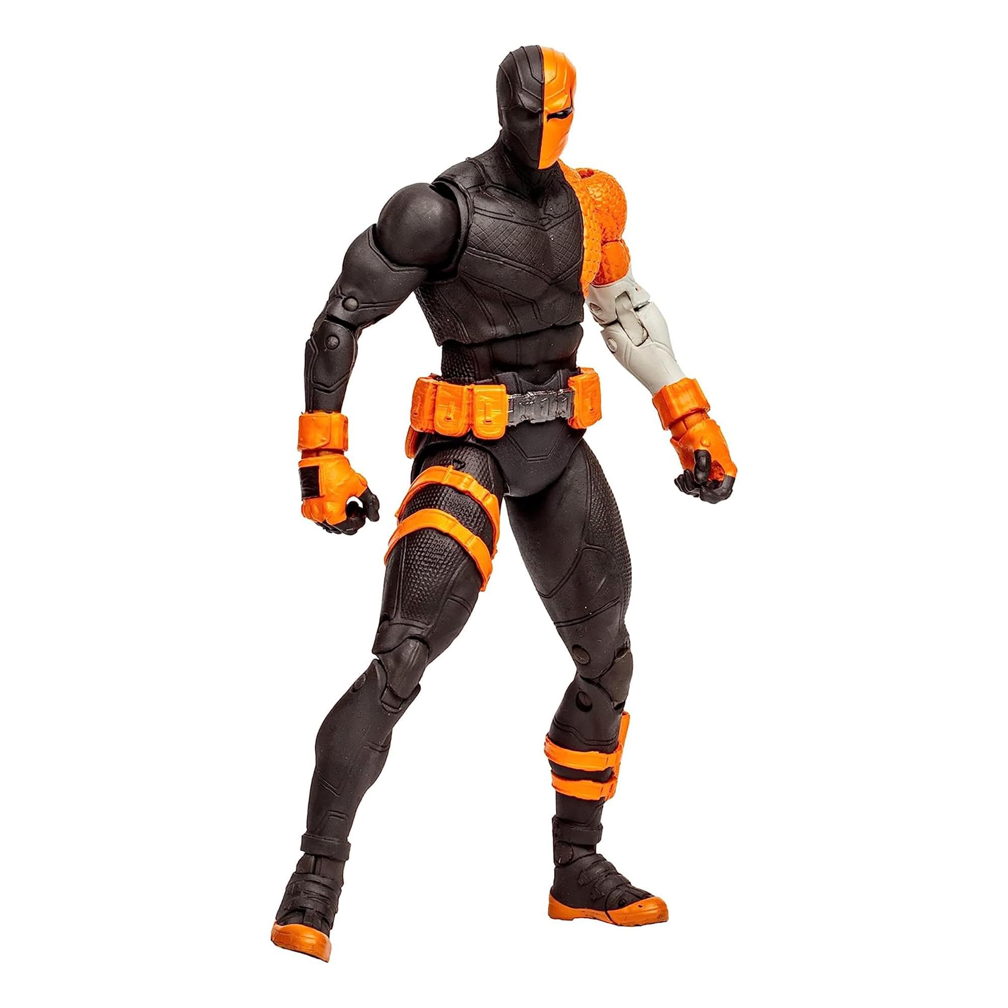 McFarlane Toys, DC Multiverse Deathstroke Action Figure, Collectible DC Rebirth Figure with Unique Collector Character Card – Ages 12+