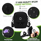 COOWONE Waterproof Dog Walking Bag Crossbody Treat Pouch Black 1.0 view 4