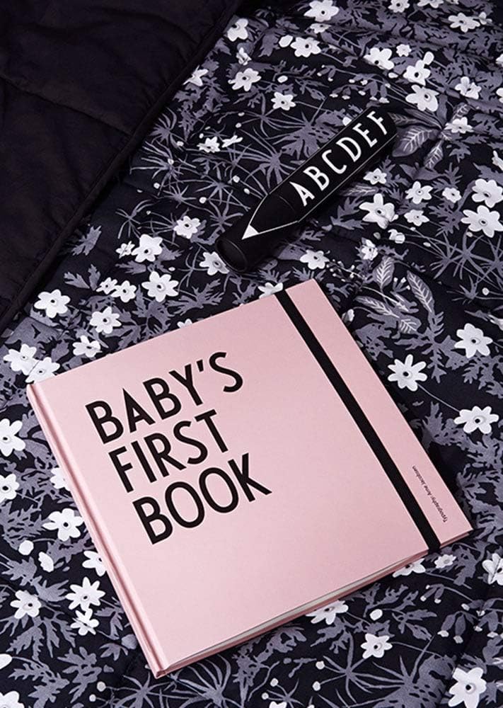 Design Letters Baby’s First Book (Black) Keep The Memories of Your