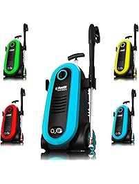 Power Pressure Washer 2300 PSI Electric | Brushless Induction Technology | The Next Generation of Pressure Washer | 3X More Lifespan | Ultra Low Sound | New Design | Power Efficient (Blue)