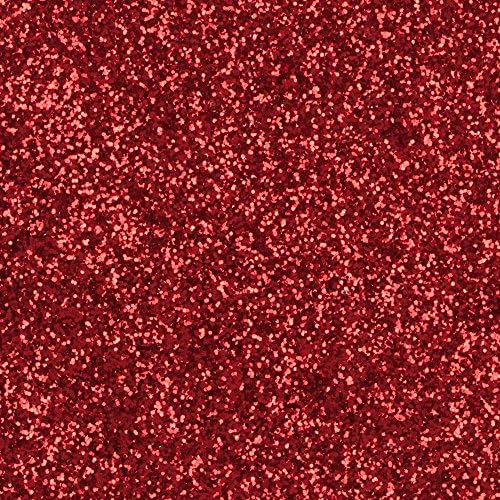 Extra-Fine Polyester Glitter, Fire Red, 1/2 ounce