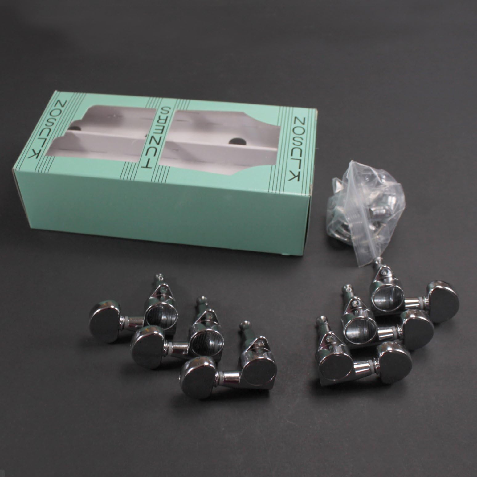 Kluson Round Backs Tuners/Machine Heads Chrome