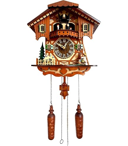 Horloge Coucou Forêt Noire Engstler – Avec Musique Et Danseurs – Modèle EN 49016 MT – Neuve