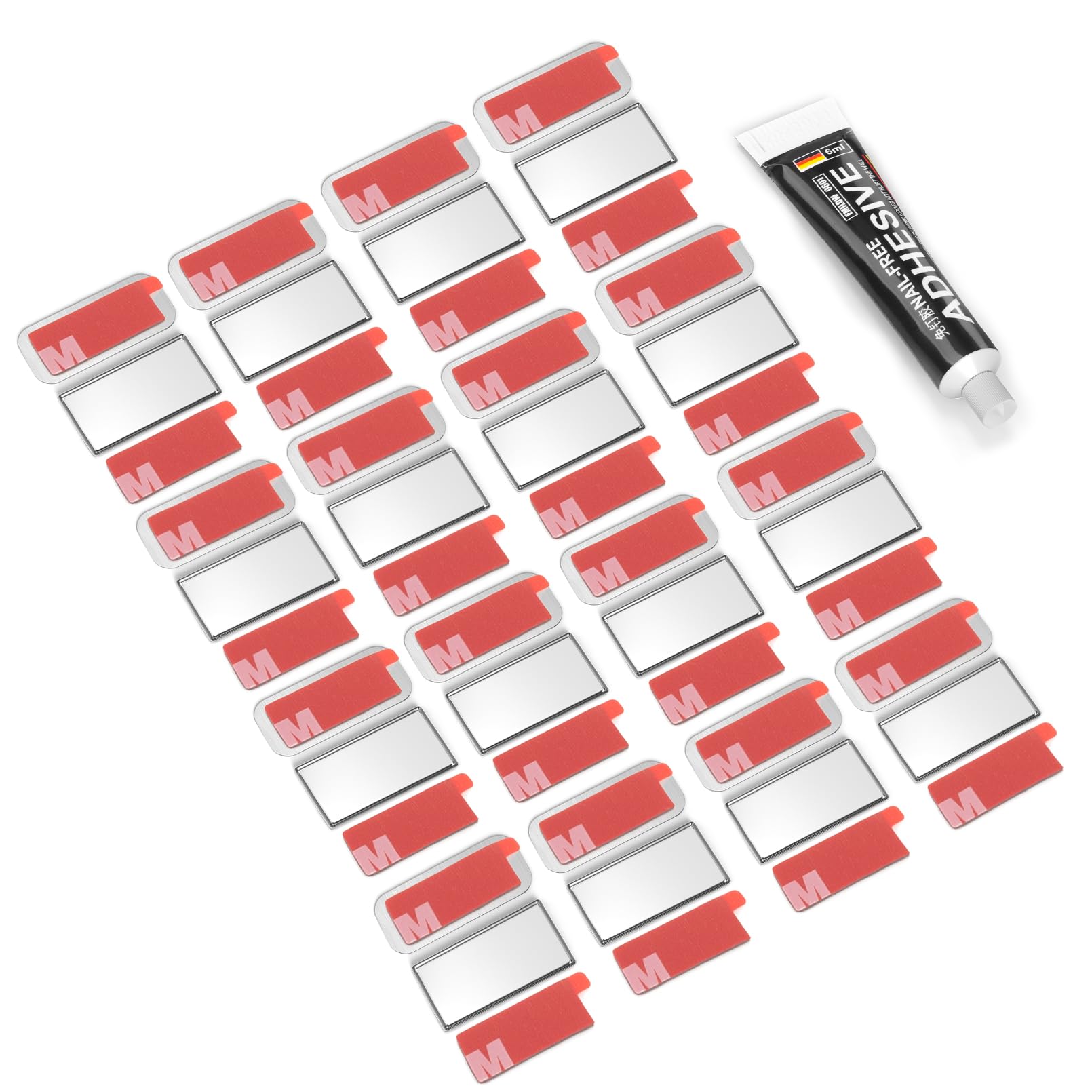 Tonitrui Cabinet Door Magnetic Catch, 16 Pack 0.12in Cabinet Door Magnets for Wardrobe Closet Shutter Drawer Cabinet Closure