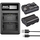 Bonacell 2 Pack BP-511 Battery Compatible with Canon Battery and Charger EOS 5D, 10D, 20D, 20Da, 30D, 40D, 50D, 300D, D30, D6