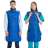 0.5mmpb Xray Lead Apron for Xray with Thyroid Shield Collar,Lead Gown,Dental Xray Shield