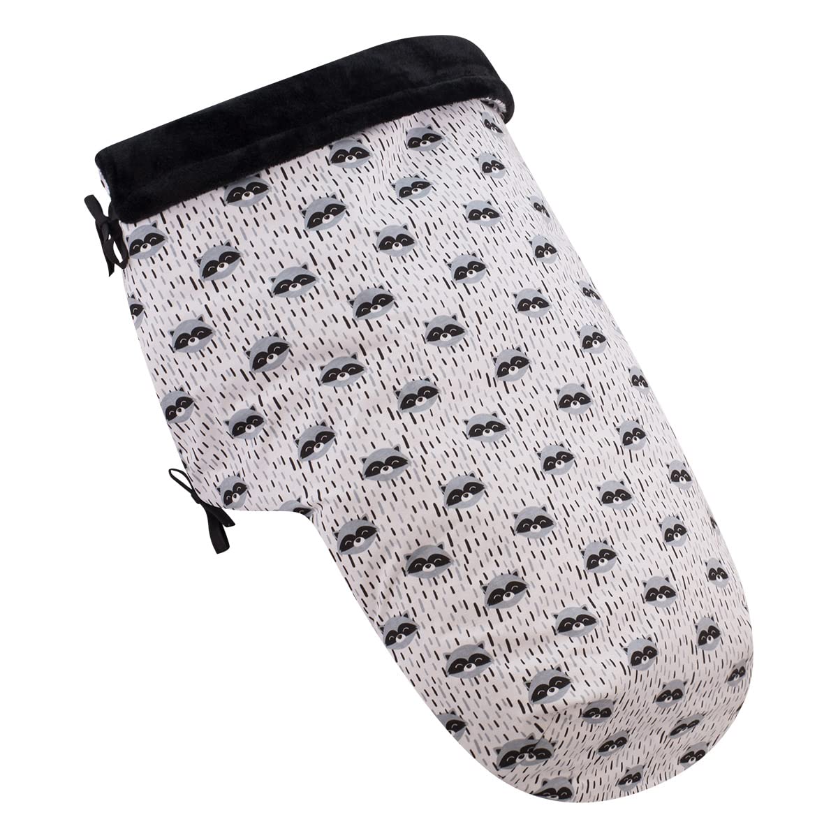 JYOKO KIDS Universal Baby Blanket Footmuff (Raccoon, Teddy-Fleece)