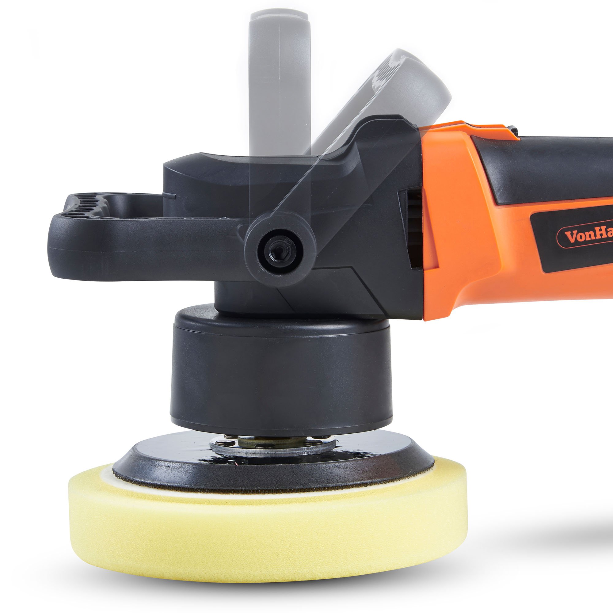 VonHaus Dual Action Polisher Kit Random Orbit Polishing Machine 600W Variable Speed, for