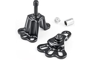 Orion Motor Tech Universal Front Wheel Hub Puller Set for 3-3/4 to 4-1/2 Inch IDs, Rear Axle Puller Kit for 4-1/2 to 5-1/2 Inch IDs, Flange Type Axle Remover Tool with 5/8 inch x 18 Forcing Bolt