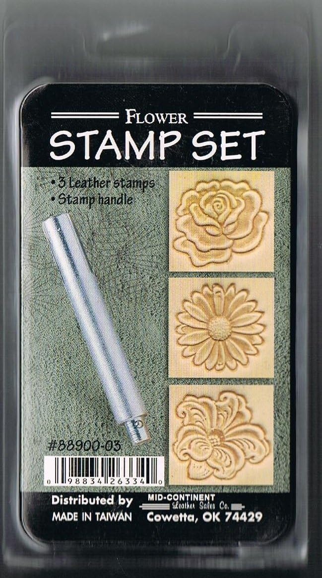 Leather Flower Stamp Set 8890003