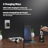 TECKNET Bluetooth Headset with Charging Dock Noise Cancelling Microphone 2 view 6