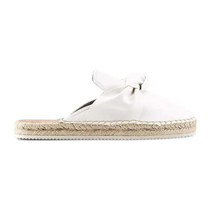 Marc O'Polo Damen Leder-Pantolette weiß Glattleder 38