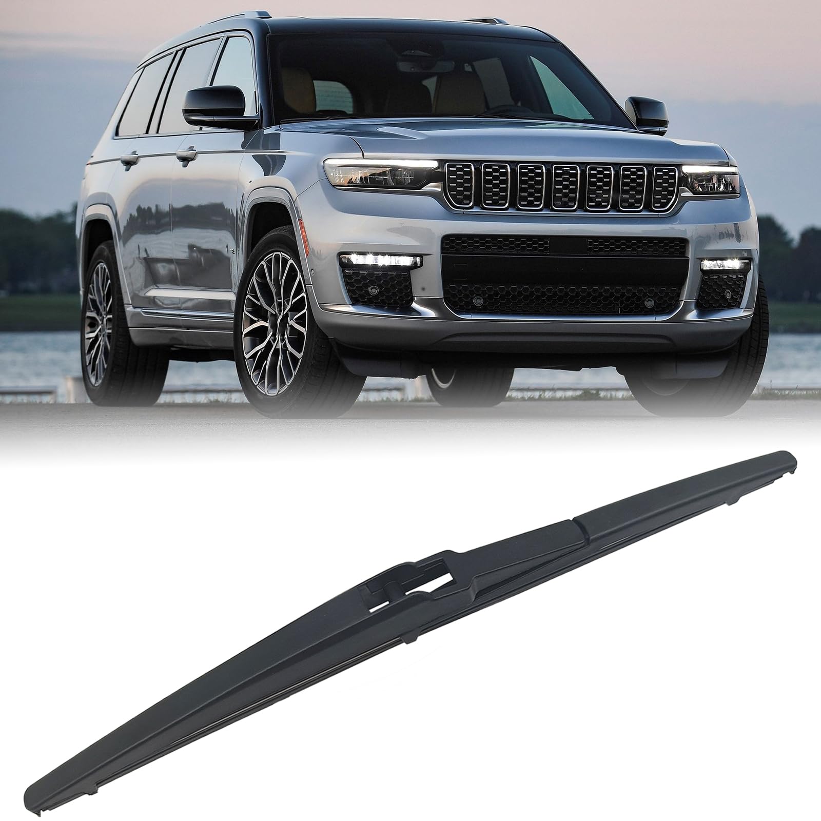 Photo 1 of 11 inch Wiper Blade Rear Replacement, Compatible with Jeep Grand Cherokee 2022-2014/Chevy HHR 11-06/KIA Rio 2022-2012 Sorento 2015-2010 Soul 2022-2010/Hyundai Accent 22-12 Kona 22-18 (11-A/H281)