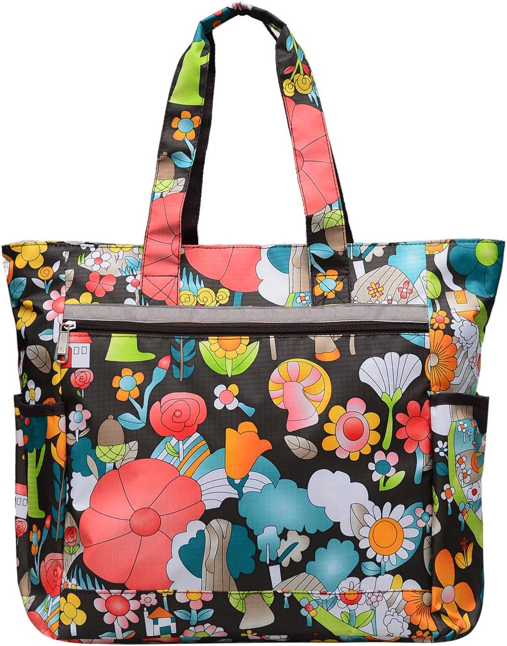 Nylon Large Lightweight Tote Bag Shoulder Bag for Gym Hiking Picnic Travel Beach Waterproof Tote Bags