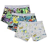 Bellabu Bear Batman Soft Rayon from Bamboo Boy's Boxer Brief 3-Pack, Tagless and Breathable