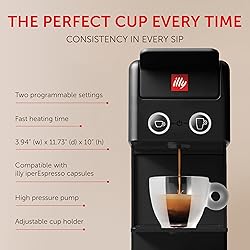 Illy Y3.3 Espresso Machine, Single Serve Coffee