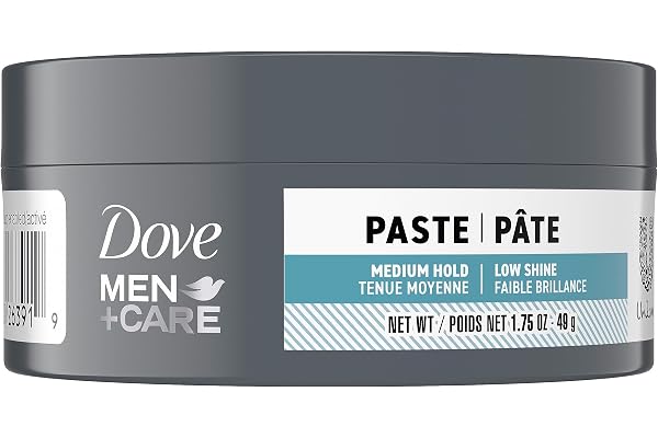 DOVE MEN+CARE Hair Styling Paste for everyday use Sculpt & Texturize textured look and matte finish 49 g