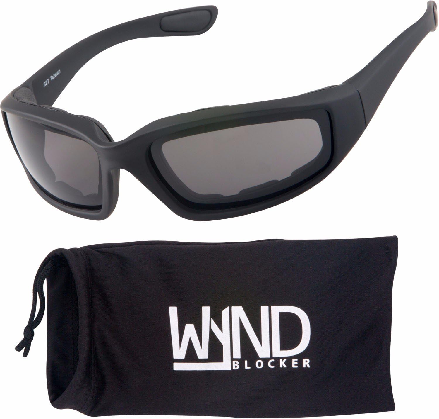 WYND Blocker Motorcycle & Biking Wind Resistant Sports Wrap Sunglasses