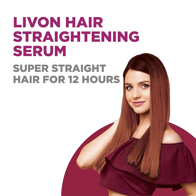 can we use livon serum after straightening