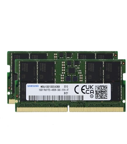 Samsung 32GB (2x16GB) DDR5 4800MHz PC5-38400 CL40 SODIMM 1Rx8