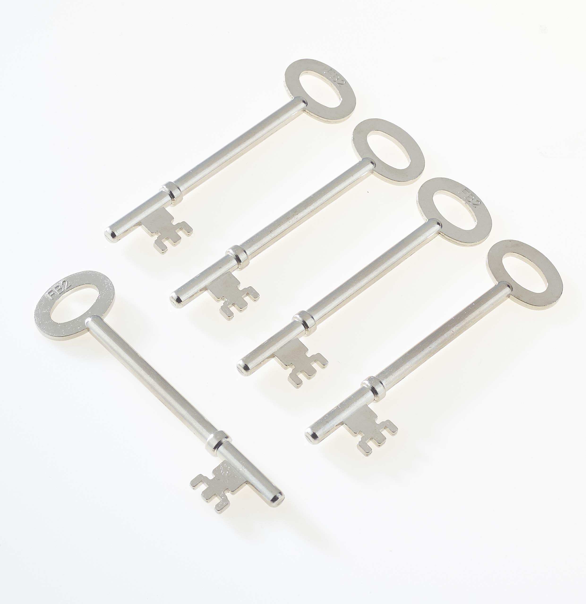 FB2 Key Genuine Original Fire Brigade Mortice Lock Keys, Pack of 5 (5)