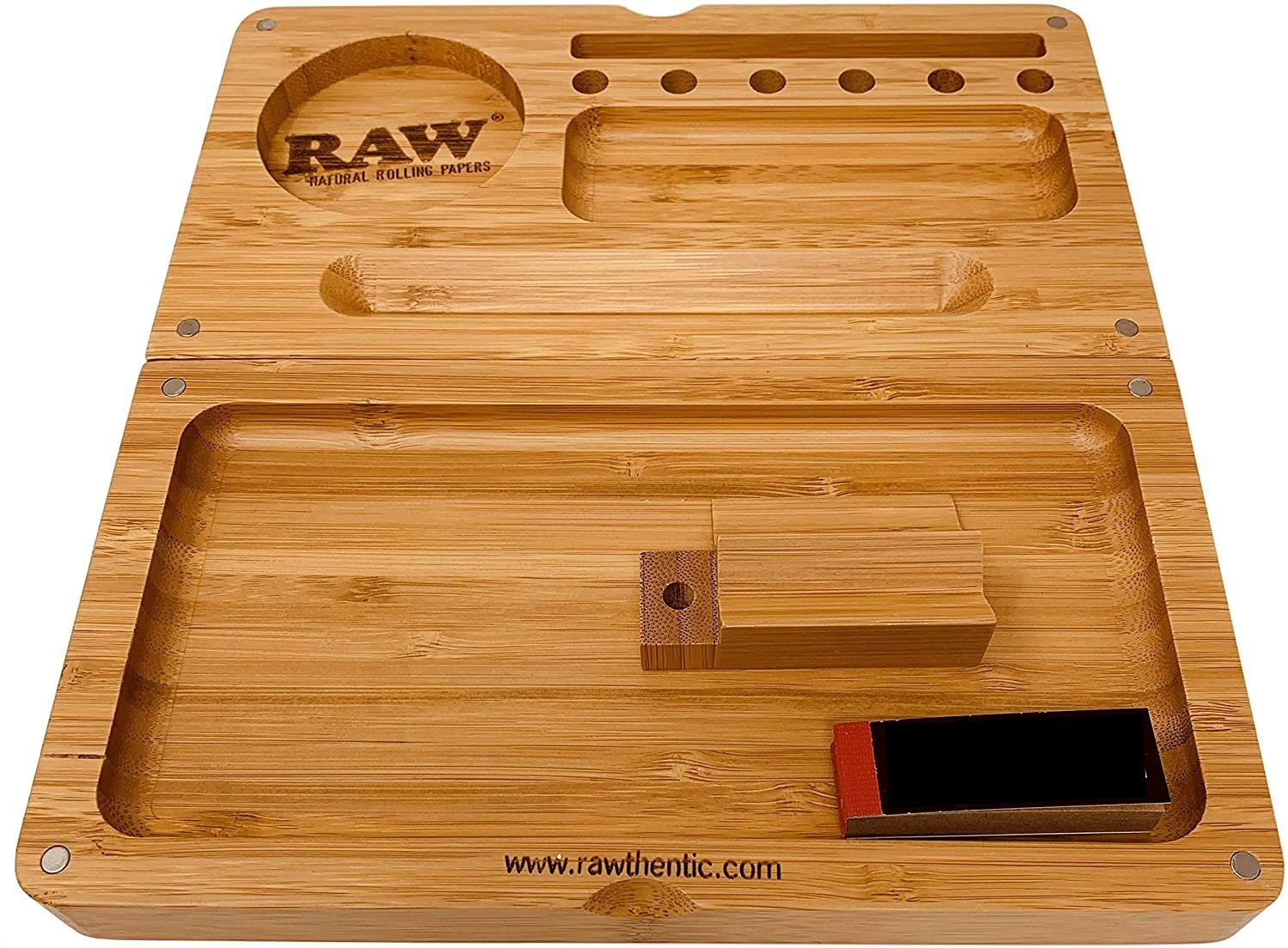 Reds Tips Exclusive RAW Back Flip Bamboo Rolling Tray (Original)