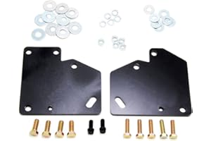 TRANS-DAPT PERFORMANCE Trans Dapt 4689 Sbc To 82-97 2wd S10 Mnts, Black