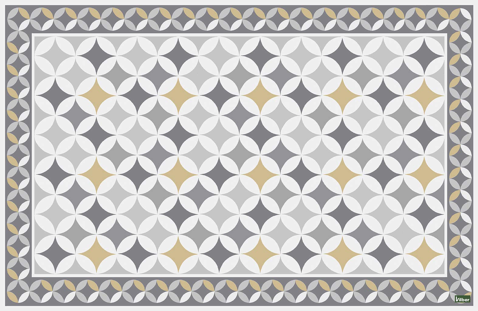 Vilber Trevi DU 06 78X120 Carpet, Vinyl, Multi-Colour, 78 x 120 x 0.22 cm