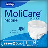 MoliCare Premium Mobile 6 Drop Incontinence Pants Size L Pack of 14