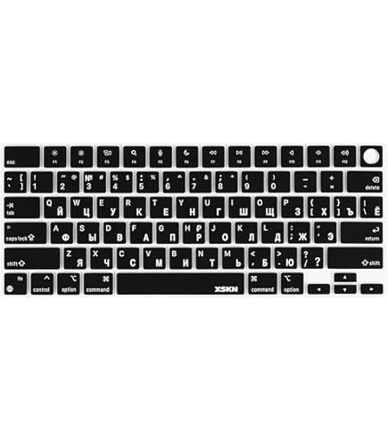 Amazon.com: XSKN Russian Language EU Version Keyboard Silicone