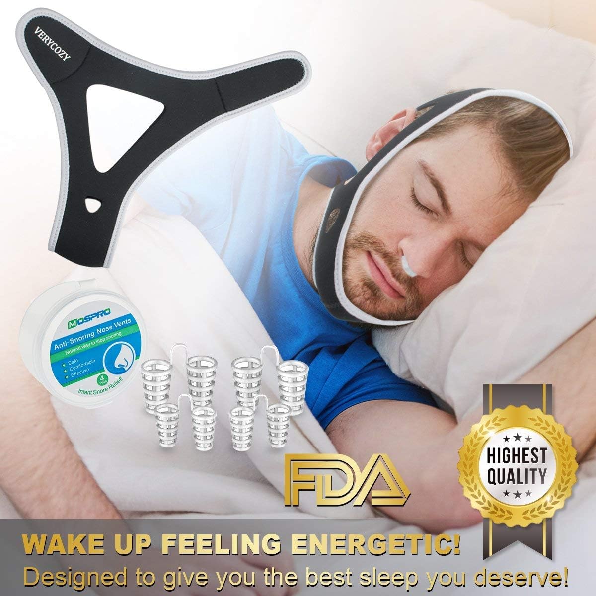 Schnarchen Lösung Stop Schnarchen Kinnriemen, Profi Effektive Anti ...