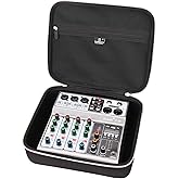 Hard Storage Case for Pyle Professional Audio Mixer - Travel Case for Depusheng M4/M6,Pyle 4/6 Channel PMXU43BT.5 Sound Board Console(Only Box)
