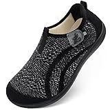 LeIsfIt Mens Slippers Wide House Shoes Adjustable