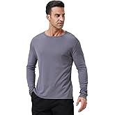 Outdoor Men's Merino Wool Quick-Drying Hiking Warm Long-Sleeved Underwear Sports ski Base top 300g