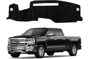 VTVWNM Dash Cover Mat for Chevy Chevrolet Silverado/GMC Sierra 1500 2022 2023 2024 2025 & Silverado/Sierra 2500HD 3500HD 2024 2025 Non-Slip Dashboard Cover Mat Sunshade Protector Interior Accessories