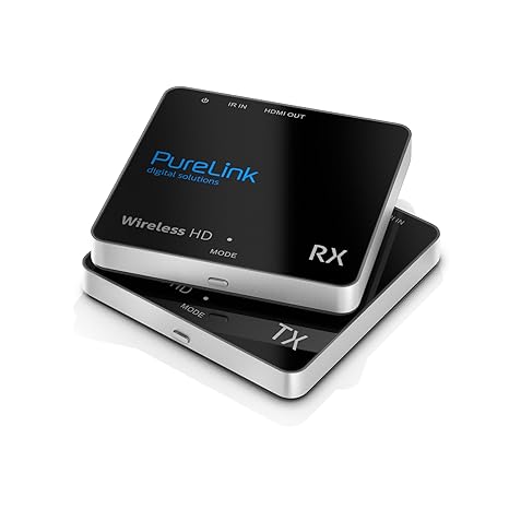 PureLink CSW110 Wireless HD Extender Set (Empfänger und Sender) für HDMI mit Full-HD 1080p, 3D Kabellos, unkomprimiert, Reich