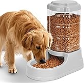 Kenond 9.5L Gravity Large Dog Feeder, Automatic Dog Food Dispenser, Suitable for Indoor/Outdoor