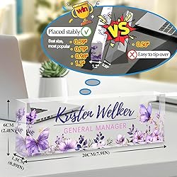 Custom Office Name Plate for Desk - Desk Name Plate