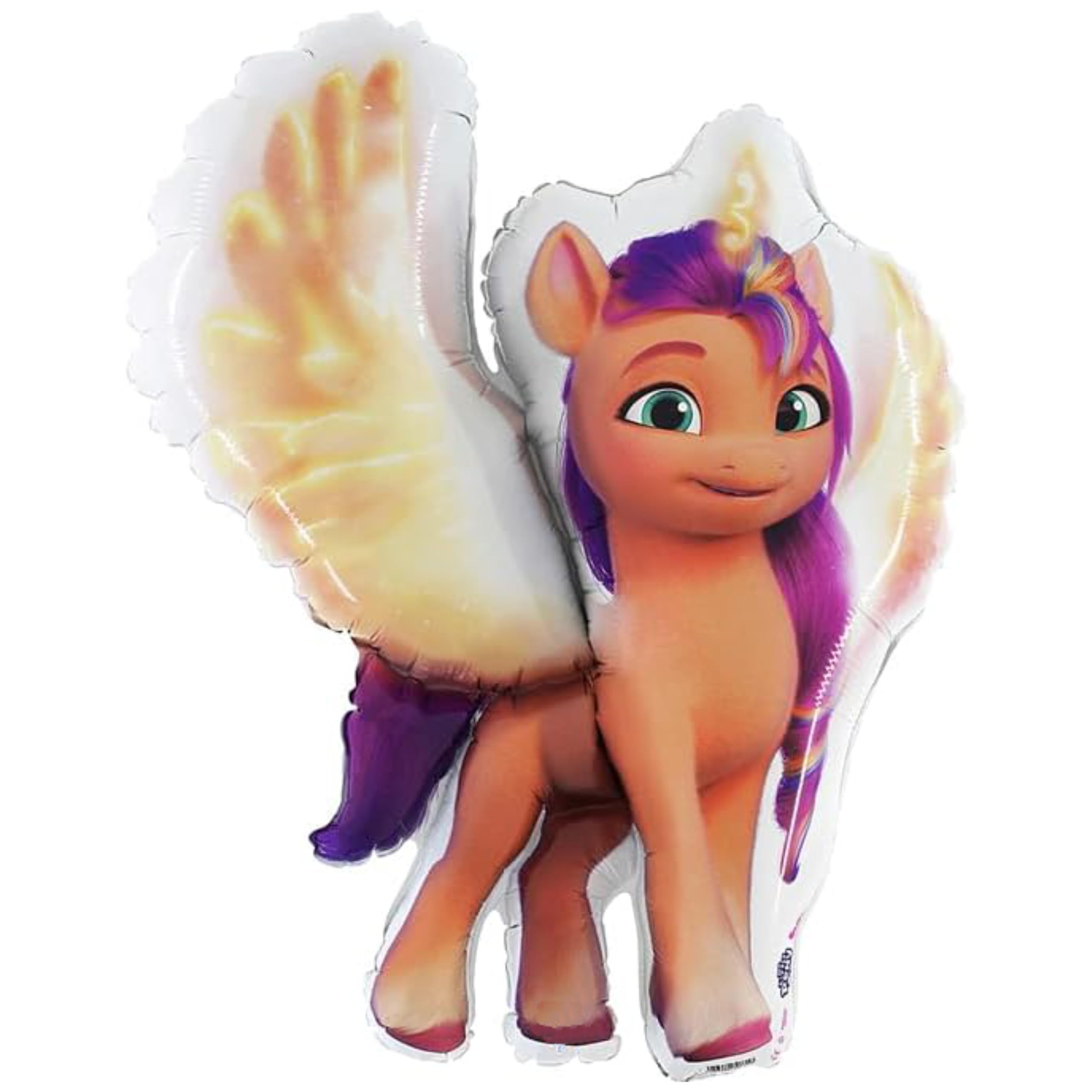 Toyland® 74cm (29") Sunny Alicorn Shaped Foil Balloon - My Little Pony Children's Party Decorations