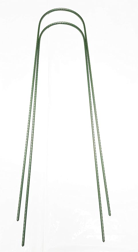 easynets - Juego de 6 cañas de Soporte para Plantas en Forma de U ...