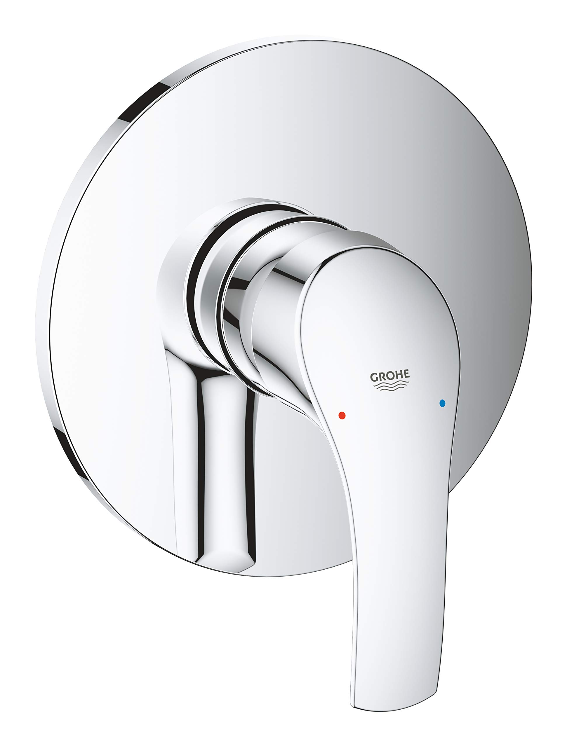 GROHE Eurosmart Single-Lever Shower Mixer Trim Set, Concealed Installation, Chrome, 24042002