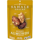 Sahale Snacks Honey Almonds Glazed Mix, 4 oz Pouches (6 Packs) - Dry-Roasted Deluxe Mixed Nuts with Tart Cranberries &amp; Madagascar Vanilla - Non-GMO, Kosher, &amp; Certified Gluten-Free Snacks